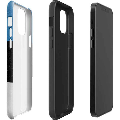 Estonia Flag Distressed iPhone 12 Pro Impact Case